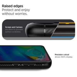 Spigen Rugged Armor Designed for Moto G Power Case (2020) - Matte Black