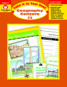 take it to your seat: geography centers, grades 3-4 - teacher reproducibles, e-book