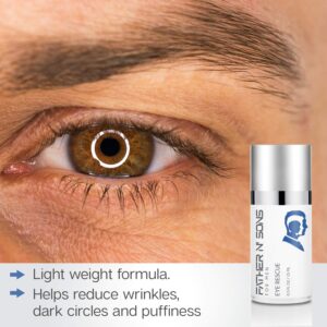 Eye Rescue Men’s Eye Cream – Anti-Aging Eye Cream for Men – Hydrating Under Eye Treatment – Total Eye – Reduces Puffiness, Dark Circles, Wrinkles – Rich in Antioxidants