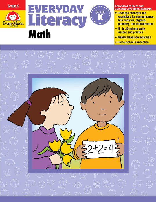 Everyday Literacy: Math, Grade K: E-book- Teacher's Edition, E-book