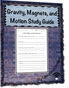 gravity, magnets, and motion study guide