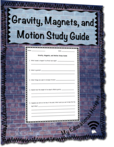 gravity, magnets, and motion study guide