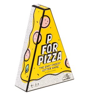 big potato p for pizza: build a giant pizza slice before anyone else family word travel game great for adults and kids | perfect for vacations and camping