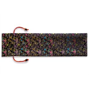 yellow mountain imports protective sleeve for mahjong racks and pushers - floral - 26 inches