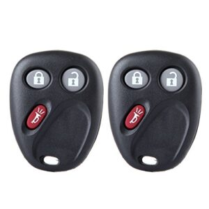 selead flip key fob 3 buttons keyless entry remote shell case fit for 2003-2006 for buick for cadillac for saturn for hummer for pontiac for chevy antitheft keyless entry systems lhj011b 2pcs us stock