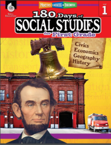 worksheets: 180 days of social studies for grade 1