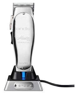 andis master cordless lithium ion clipper with classic barber maintenance blade brush