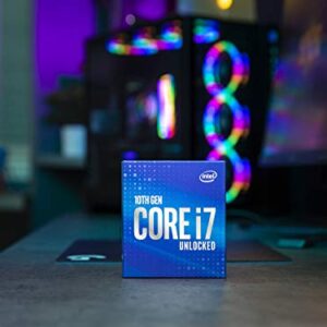 Intel Core i7-10700K Desktop Processor 8 Cores up to 5.1 GHz Unlocked LGA1200 (Intel 400 Series Chipset) 125W (BX8070110700K)