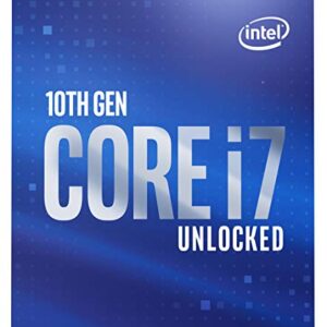 Intel Core i7-10700K Desktop Processor 8 Cores up to 5.1 GHz Unlocked LGA1200 (Intel 400 Series Chipset) 125W (BX8070110700K)