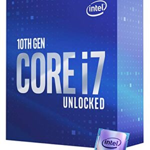 Intel Core i7-10700K Desktop Processor 8 Cores up to 5.1 GHz Unlocked LGA1200 (Intel 400 Series Chipset) 125W (BX8070110700K)