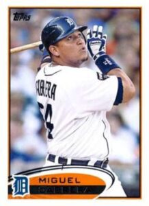 2012 topps #200 miguel cabrera nm-mt detroit tigers baseball