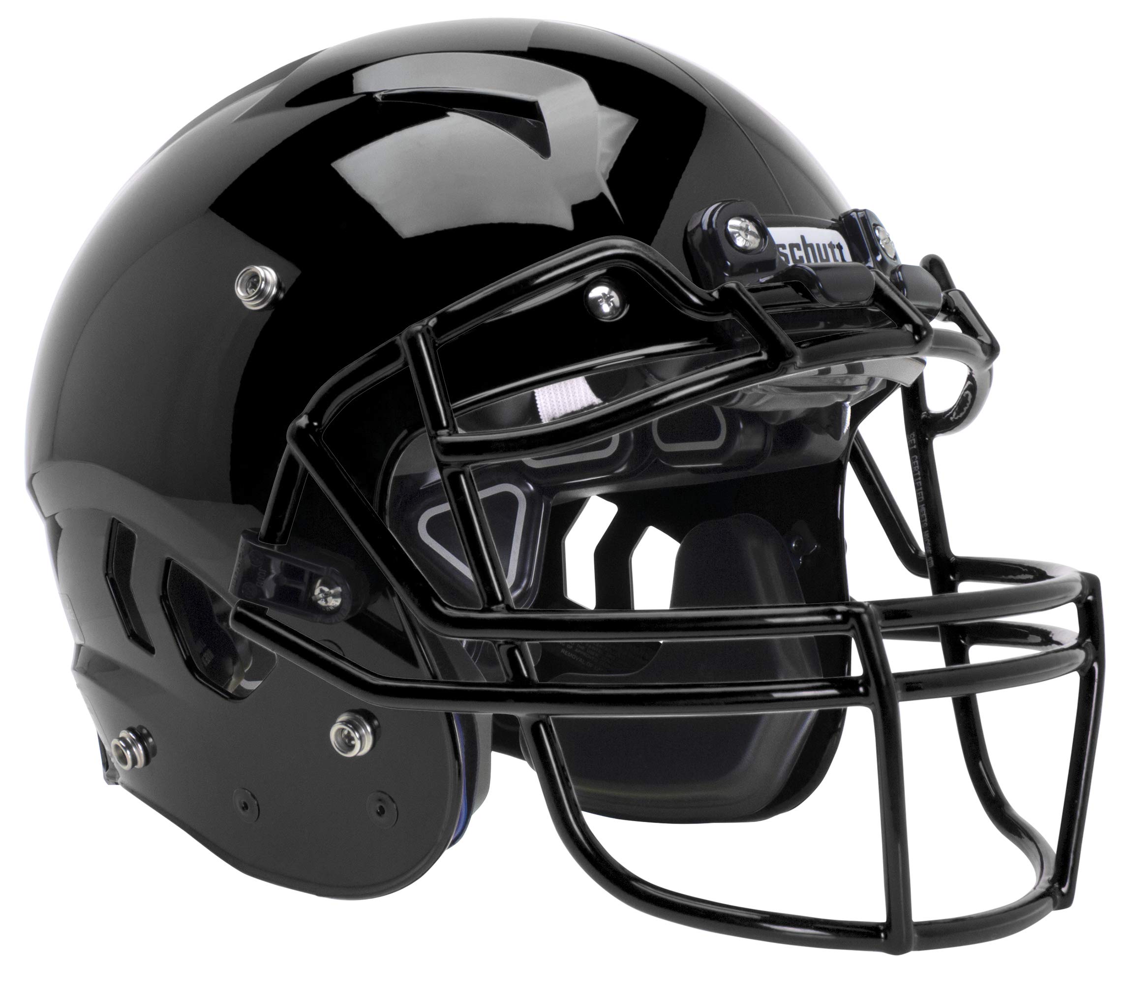 Schutt Sports Vengeance A11+ Youth Football Helmet (Facemask NOT Included), Black, X-Large