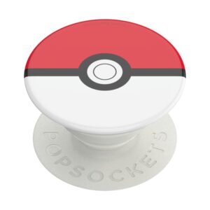 popsockets phone grip with expanding kickstand, pokemon popgrip - pokeball