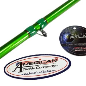 Carrot Stix Collapsible 2 Piece Casting PRO Wild Wild Green Greenwater Inshore Fishing Rod (7' 0" Medium Heavy)