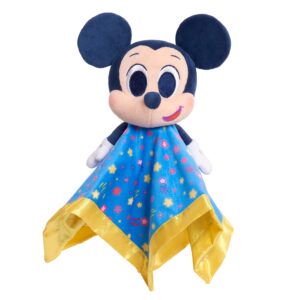 disney junior music lullabies lovey blankie, mickey mouse, officially licensed kids toys for ages 0+ by just play