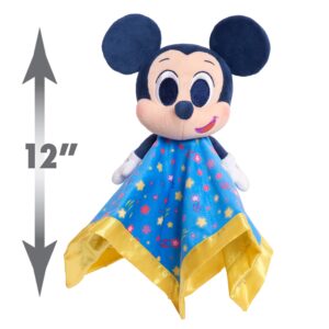 Disney Junior Music Lullabies Lovey Blankie, Mickey Mouse, Officially Licensed Kids Toys for Ages 0+ by Just Play