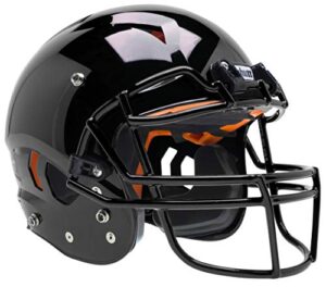 schutt sports vengeance a9 youth football helmet (facemask not included), black, xxs/xs