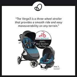 Evenflo Gold SensorSafe Verge3 Smart Travel System, Moonstone (53012311)