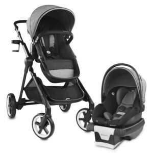 evenflo gold pivot xpand travel system securemax opal (53112337)