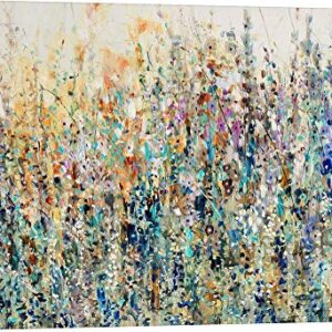 GREATBIGCANVAS Thicket Wildflowers by Tim O’Toole, Acrylic Floral Home Décor – Botanical Wall Art Print for Kitchen – Painting for Living Room or Bathroom, 36"x24"