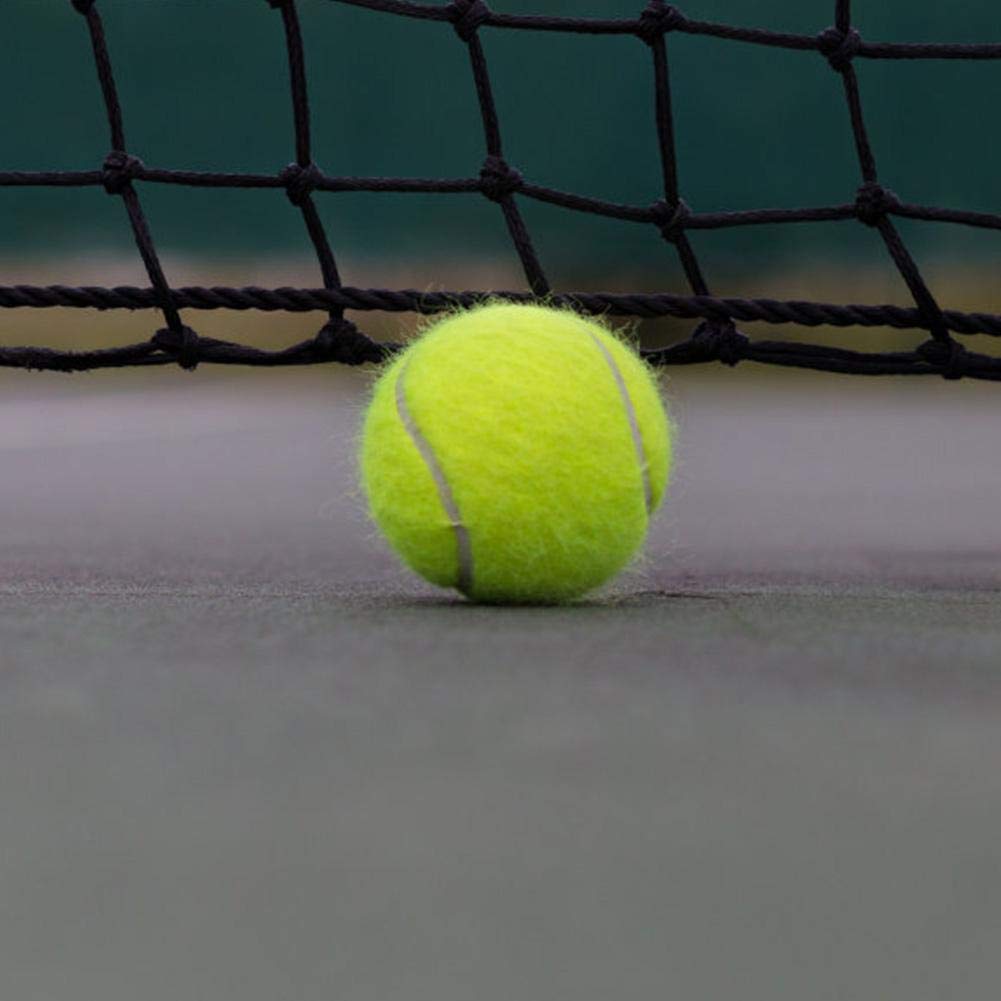 Tennis Ball, Tennis Ball Parking Aid,Tennis Beginner Training Ball with Elastic Rubber String for Single Practice, Rubber Woolen Trainer Tennis Ball