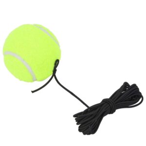 Tennis Ball, Tennis Ball Parking Aid,Tennis Beginner Training Ball with Elastic Rubber String for Single Practice, Rubber Woolen Trainer Tennis Ball