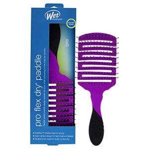 wet brush pro flex dry paddle brush - purple 1 pc