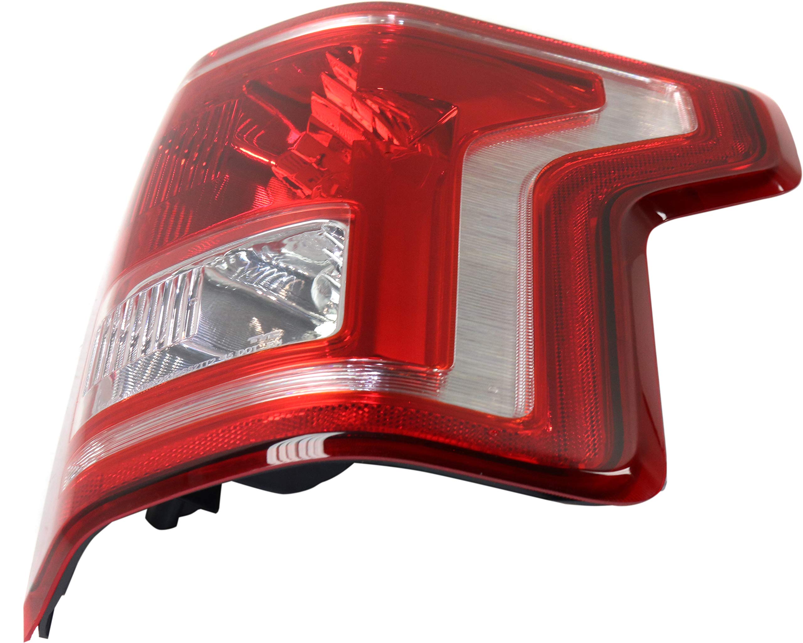 Evan Fischer Tail Light Assembly Set Compatible with 2015-2017 Ford F-150 With Bulbs Driver and Passenger Side