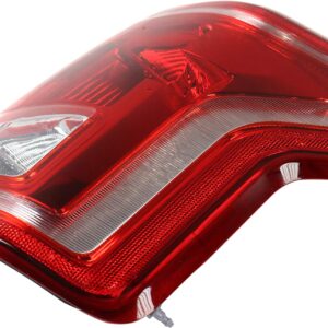 Evan Fischer Tail Light Assembly Set Compatible with 2015-2017 Ford F-150 With Bulbs Driver and Passenger Side