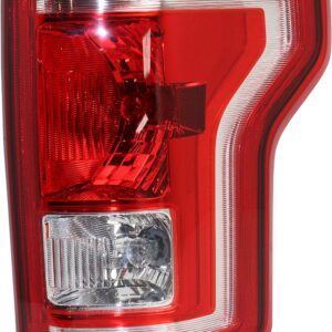 Evan Fischer Tail Light Assembly Set Compatible with 2015-2017 Ford F-150 With Bulbs Driver and Passenger Side