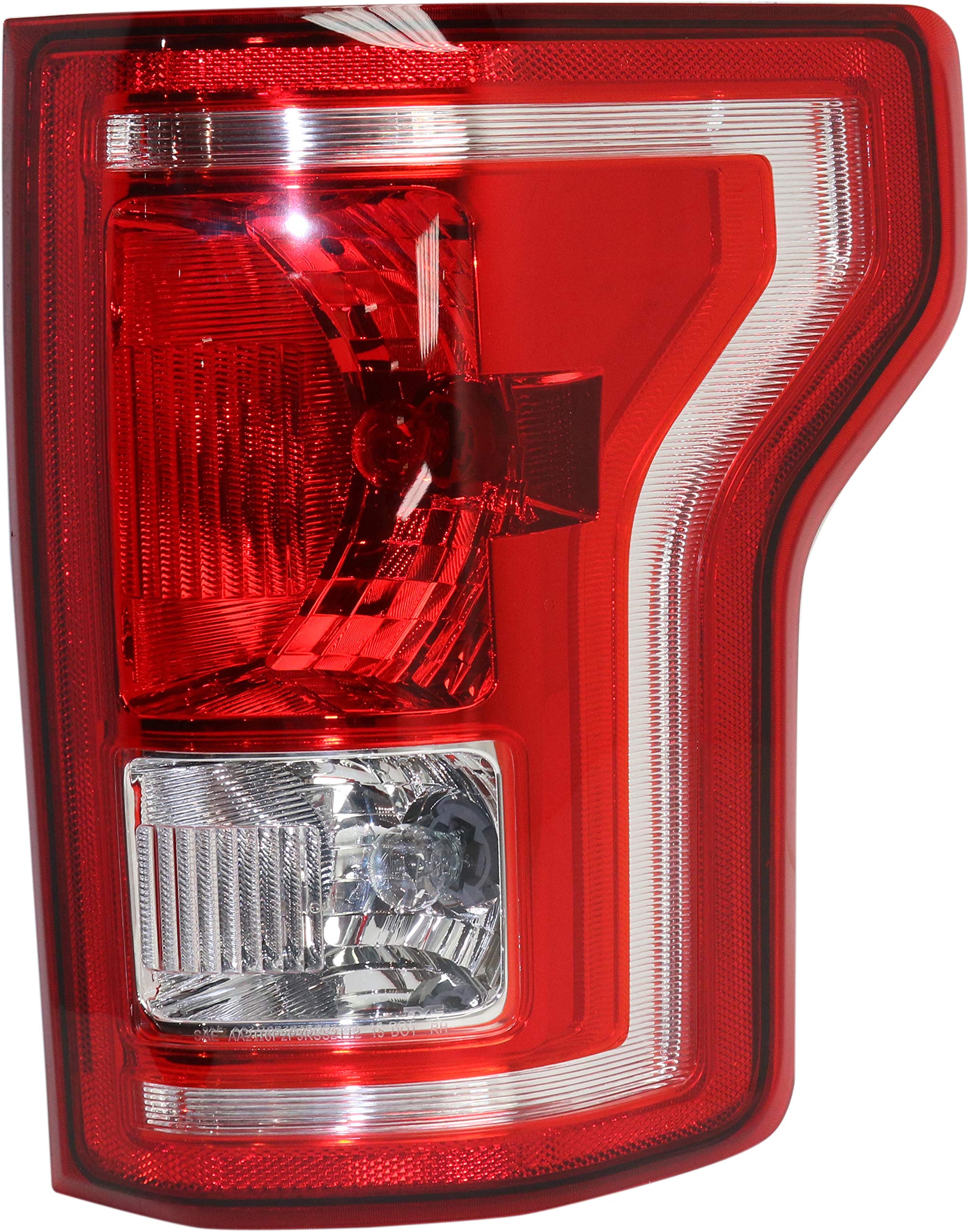 Evan Fischer Tail Light Assembly Set Compatible with 2015-2017 Ford F-150 With Bulbs Driver and Passenger Side