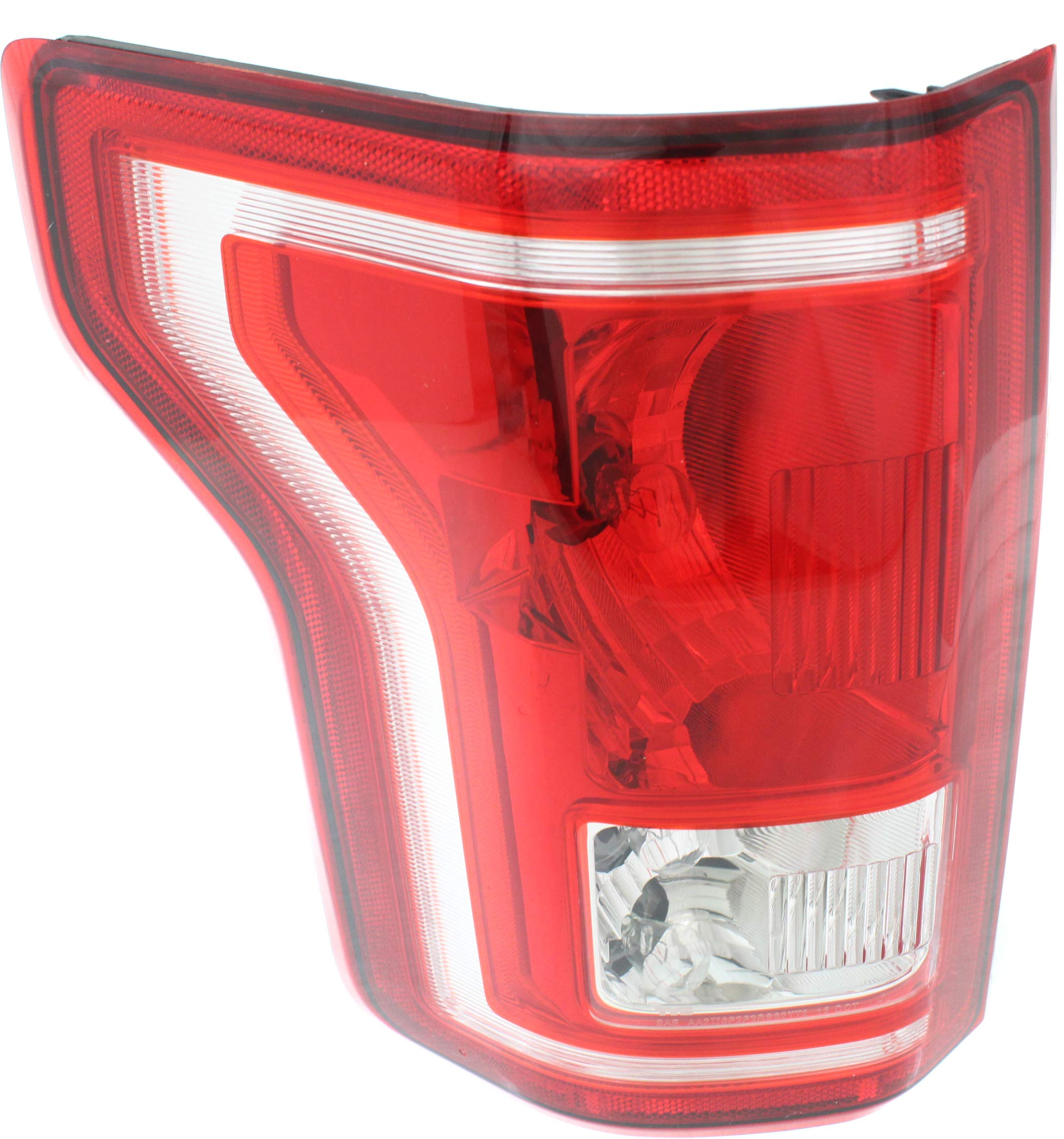 Evan Fischer Tail Light Assembly Set Compatible with 2015-2017 Ford F-150 With Bulbs Driver and Passenger Side