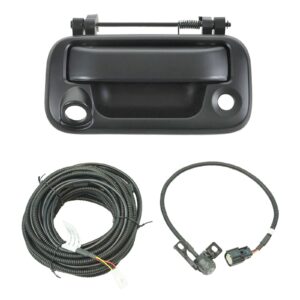rear view camera add on kit w/wiring harness & tailgate handle for ford pickup