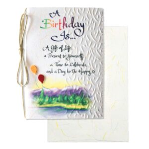 blue mountain arts greeting card “a birthday is…” is the perfect “happy birthday” message for a family member, friend, or loved one to celebrate his or her special day, by donna fargo, hw081