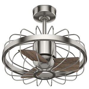 Hunter Fan Company 50798 Roswell Indoor Ceiling Fan with Wall Control, 16", Brushed Nickel Finish