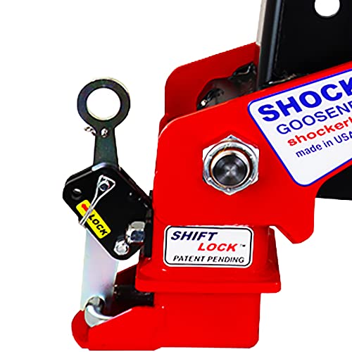 Shocker Gooseneck Air Hitch & Coupler for Gatormade Trailers, 3-15/16"RND AnglePin 2-5/16"Ball Coupler