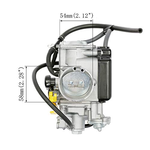 TRX400 Carburetor Fits 1999-2008 Honda Sportrax 400 TRX400EX 2x4, 2001-2015 Honda Sportrax TRX400, 2009-2014 Honda TRX400X, 1999-2000 Honda FourTrax TRX400 Replaces# 16100-HN1-013, 16100-HN1-A43