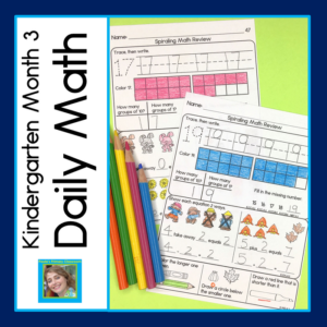daily math kindergarten month 3
