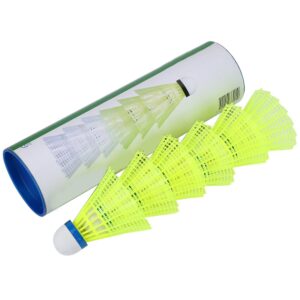 Shuttlecocks 6pcs Professional Badminton Ball Yellow Nylon Shuttlecocks Indoor Outdoor Sports Practice Training Badminton