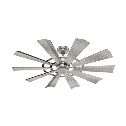 Hunter Fan Company 50736 Crescent Falls Ceiling Fan, 52, Galvanized