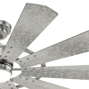 Hunter Fan Company 50736 Crescent Falls Ceiling Fan, 52, Galvanized