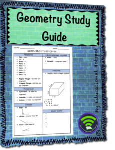 geometry study guide