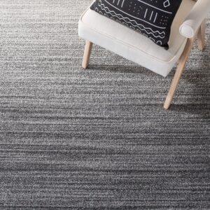 SAFAVIEH Adirondack Collection Area Rug - 5'1" x 7'6", Grey & Ivory, Modern Ombre Design, Non-Shedding & Easy Care, Ideal for High Traffic Areas in Living Room, Bedroom (ADR142F)