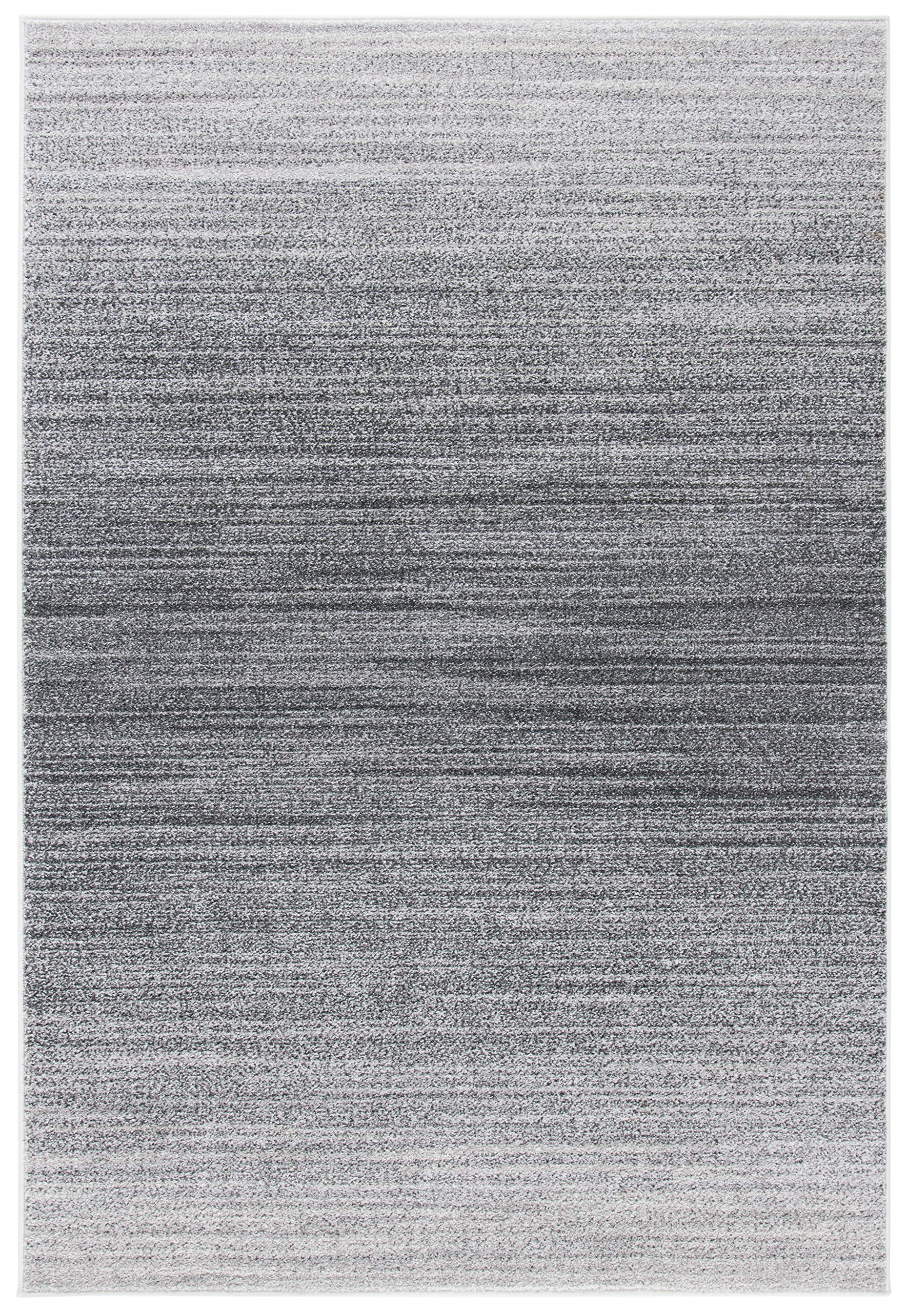 SAFAVIEH Adirondack Collection Area Rug - 5'1" x 7'6", Grey & Ivory, Modern Ombre Design, Non-Shedding & Easy Care, Ideal for High Traffic Areas in Living Room, Bedroom (ADR142F)