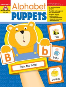 alphabet puppets, grades prek - 1 - teacher reproducibles, e-book