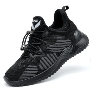 boy shoes athletic girls sneakers kids running sport shoes lightweight breathable all black big kid size 6