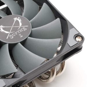 Scythe Shuriken 2 CPU Air Cooler, 92mm Low Profile (58mm Tall), Intel LGA1151, AMD AM4/Ryzen