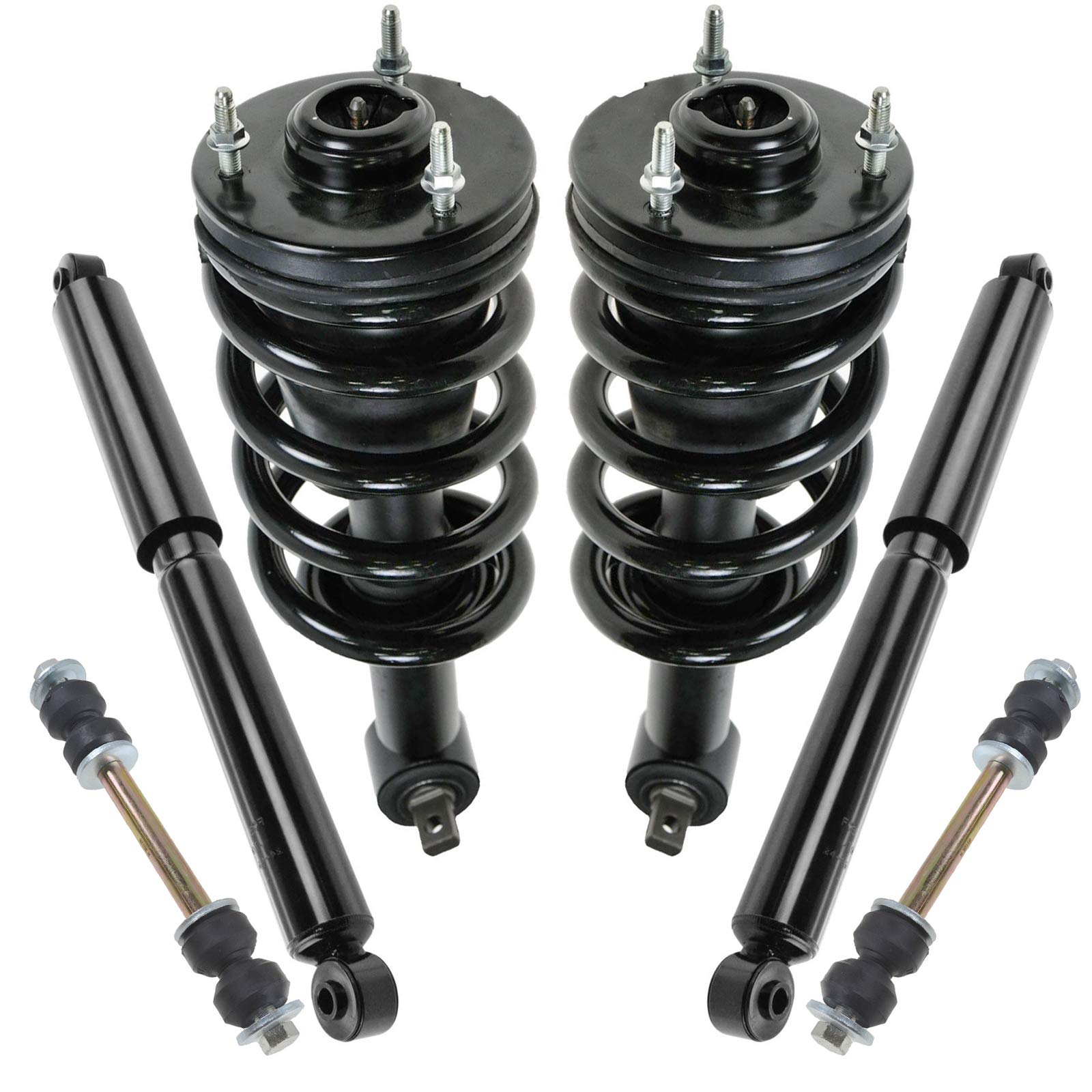 TRQ For 07 08 09 10 11 12 13 Silverado Sierra 1500 Struts & Shock Absorbers 6pc Kit