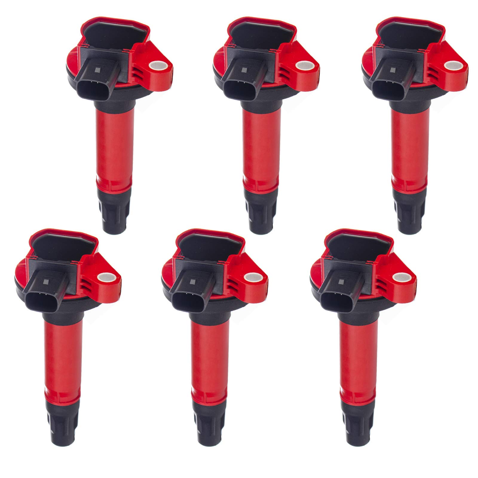 TRQ Performance 6 Piece Premium High Performance Ignition Coil Kit Set for Ford/Lincoln / V6 3.5L Turbo Models Only