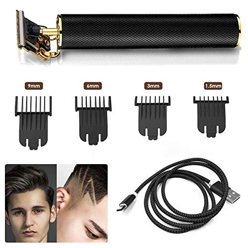 SOONHUA Mens Beard Hair Trimmer Electric Hair Clippers Rechargeable Close Cutting Trimmer Kit Men Hair Detail Shaver